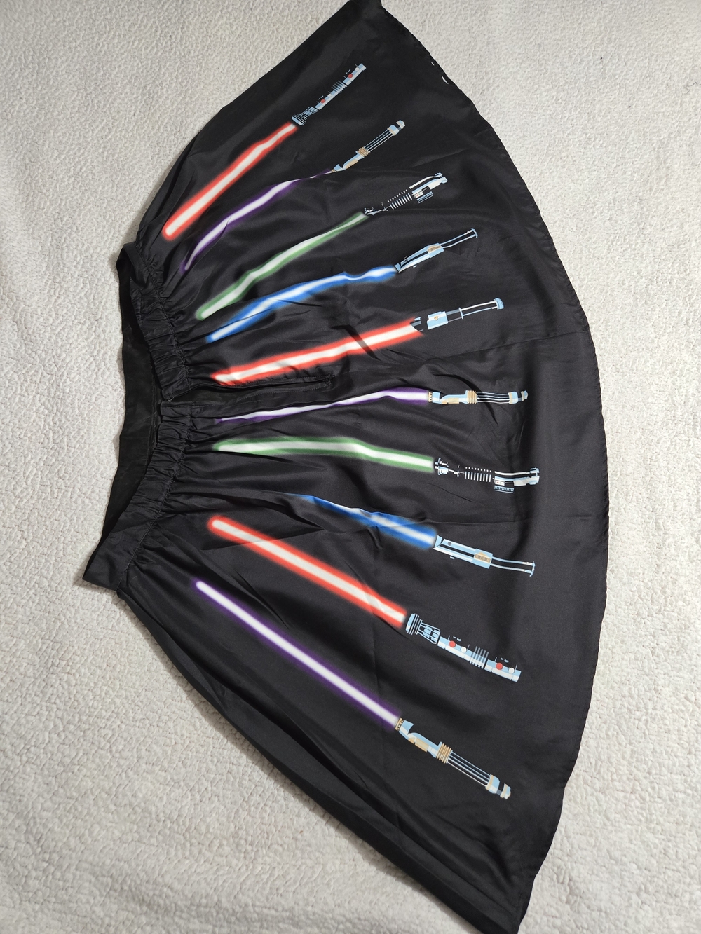 Her Universe Black Skirt with Multicolor Lightsabers - Picture 2 of 4